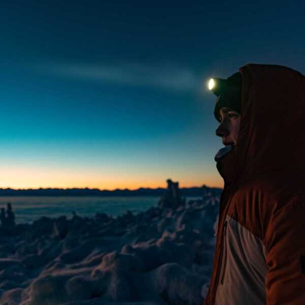 Lampe frontale rechargeable LED