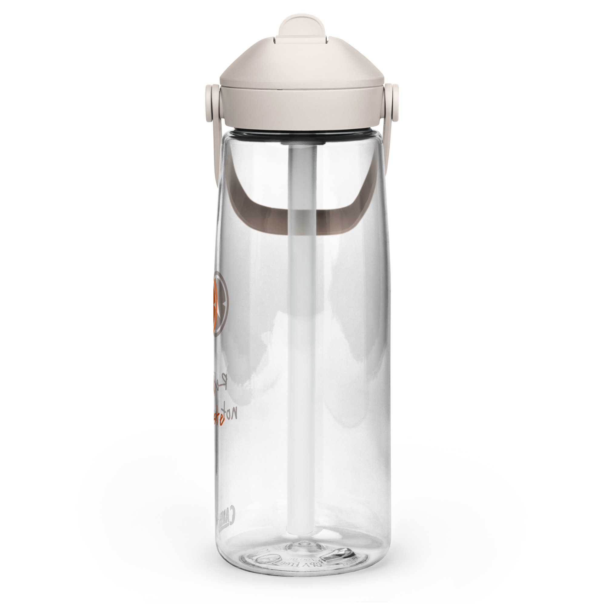 Bouteille réutilisable avec paille – Image 3